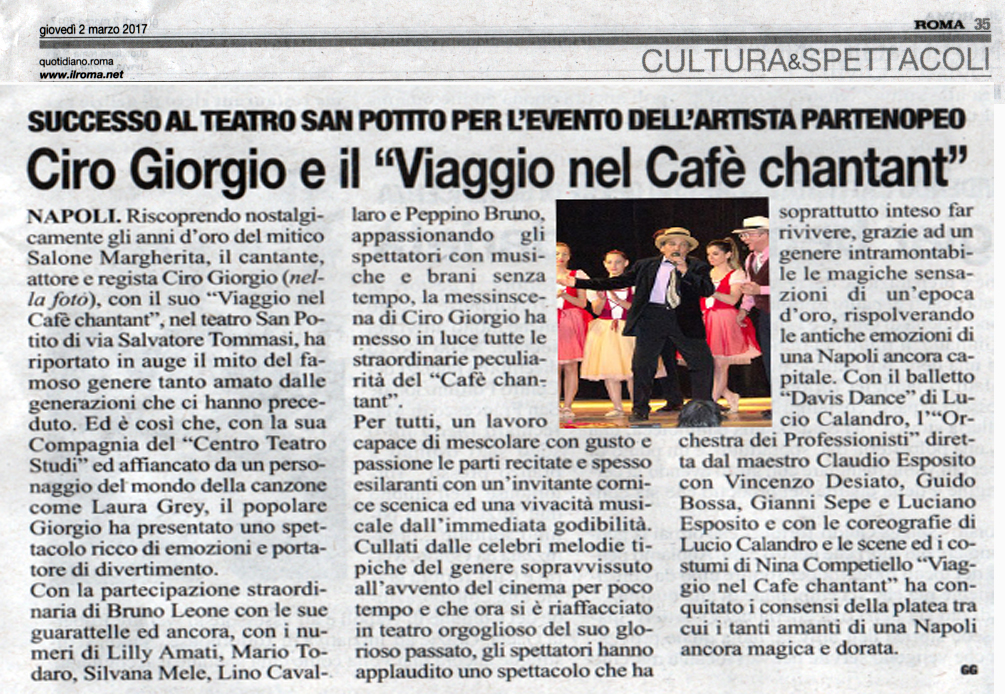 2 marzo 2017 Arts Cafe